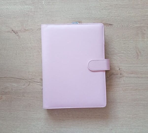 planner diario a5 carpeta rosada 6 anillos agenda analodesigns