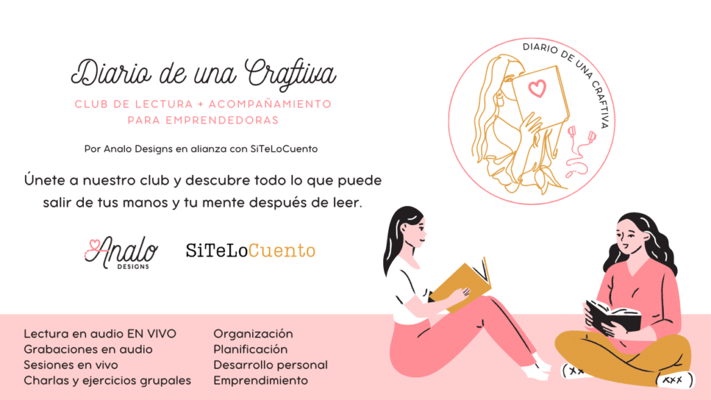 diario de una craftiva club de lectura membresía analodesigns