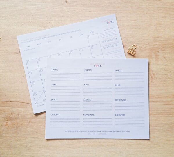 aprendizajes del año planner journaling anual